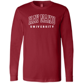 Hay Naku University Law Unisex Jersey Long Sleeve T-Shirt